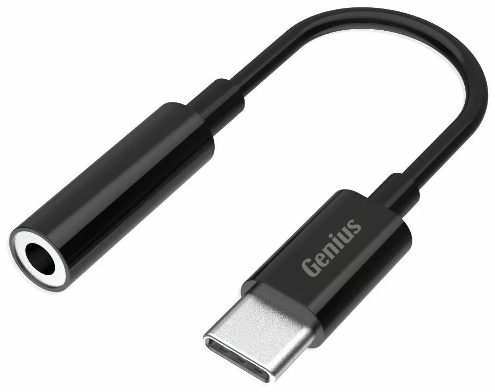 Genius ACC-C100 3,5mm audio jack to USB-C Black 32590012400 | pcx.hu
